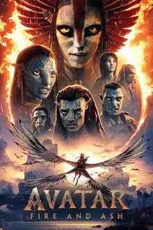Affiche du film Avatar: Fire and Ash, disponible à la demande