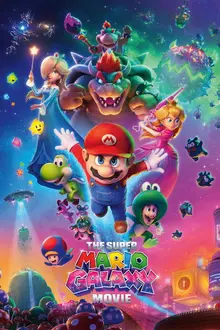 Affiche du film d'animation The Super Mario Galaxy Movie